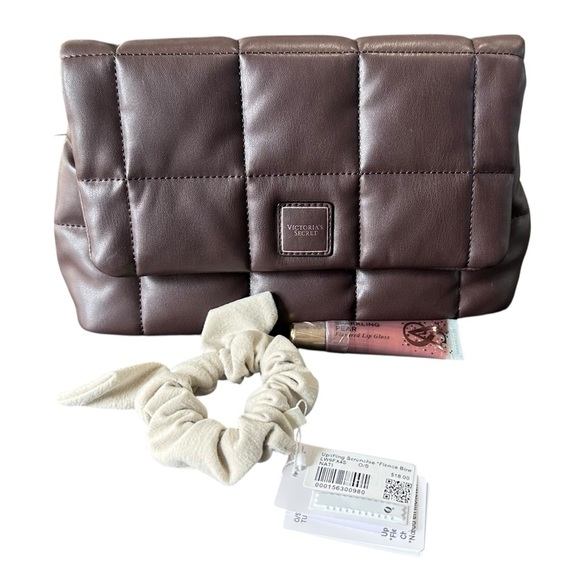 lululemon athletica Accessories - Lululemon Accessory Victoria Secret Cosmetic Bag Victoria Secret Lip Gloss NWT